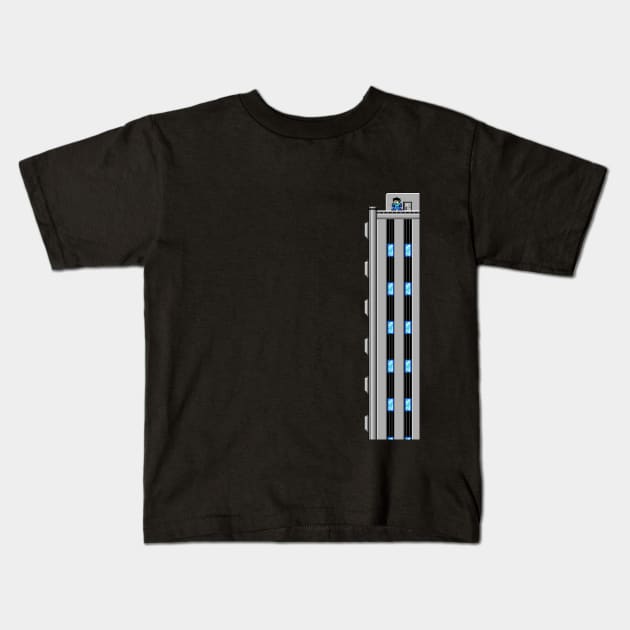 Mega Man 2 Kids T-Shirt by SnesStream